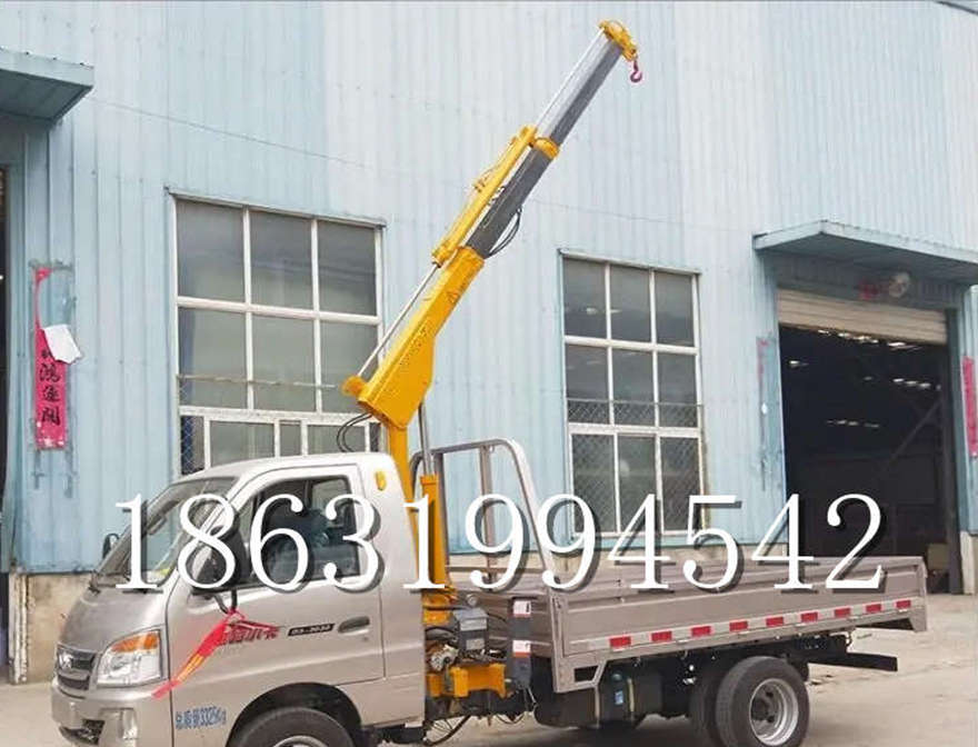 瓮安县车载吊机改装悬臂吊机车载吊机绞盘12V24V1吨随车吊油压随车吊出租